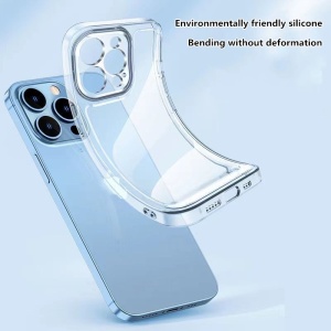 Husa de protectie pentru iPhone 14 Pro, Flippy, Space TPU Transparenta - Img 4