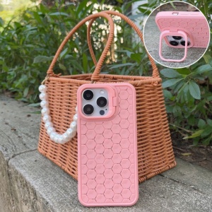 Husa de Protectie TPU, Flippy, pentru Apple iPhone 15 Pro Max, 3D Cube, cu Inel, Protectie Camera, Antisoc, Antizgariere, Antialunecare, Acoperire Completa, Roz - Img 2