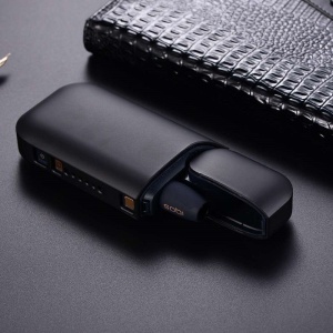 Husa Flippy pentru IQOS 2.4 Plus, Capac de Protectie, Anti Soc si Zgarieturi, Full Body, din Plastic, 11.5 x 5 x 2.3 cm, Negru - Img 3
