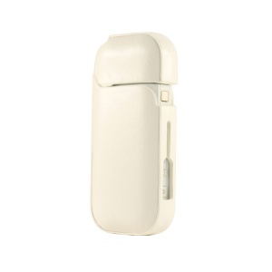 Husa Flippy pentru IQOS 2.4 Plus, Capac de Protectie, Anti Soc si Zgarieturi, din Piele Ecologica, 43 g, 12 x 6 x 2.5 cm, Alb - Img 3