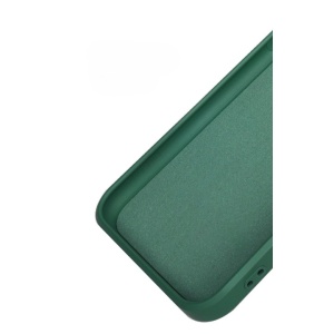 Husa pentru Samsung Galaxy A3 4G, Flippy, Liquid Silicone, cu Microfibra pe interior, Protectie Antisoc, Verde inchis - Img 4
