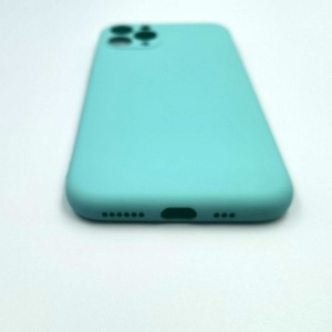 Husa pentru Samsung Galaxy A3 4G, Flippy, Liquid Silicone, cu Microfibra pe interior, Protectie Antisoc, Albastru deschis - Img 2