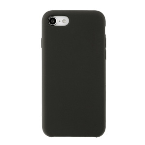 Husa protectie compatibila cu Apple iPhone 7/8/SE 2020 Liquid Silicone Case Negru - Img 17