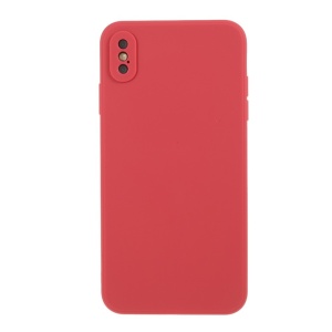 Husa protectie compatibila cu Apple iPhone X/XS Liquid Silicone Case Rosu - Img 17