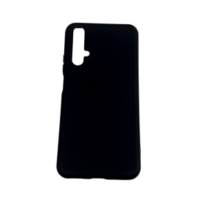 Husa protectie compatibila cu Huawei Nova 5T Liquid Silicone Case Negru - Img 4