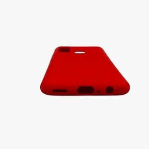 Husa protectie compatibila cu Huawei P Smart 2020 Liquid Silicone Case Rosu - Img 8
