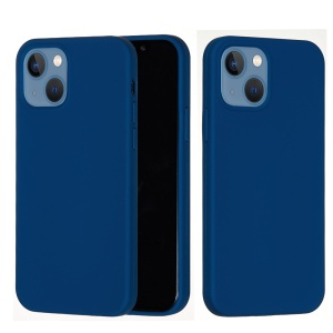 Husa protectie compatibila cu Huawei P40 Lite Liquid Silicone Case Albastru inchis - Img 10