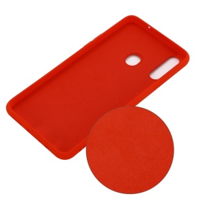 Husa protectie compatibila cu Samsung A20E Liquid Silicone Case Rosu - Img 3