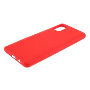 Husa protectie compatibila cu Samsung A51 Liquid Silicone Case Rosu - Img 4
