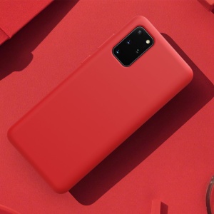 Husa protectie compatibila cu Samsung S20 Liquid Silicone Case Albastru inchis - Img 8