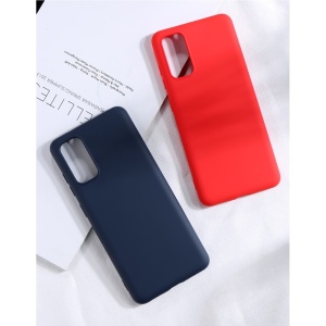Husa protectie compatibila cu Samsung S20 Plus Liquid Silicone Case Albastru inchis - Img 12