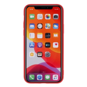 Husa protectie Flippy compatibila cu Apple iPhone 11 Liquid Silicone Case Rosu - Img 3