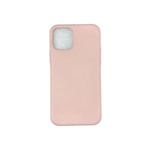 Husa protectie Flippy compatibila cu Apple iPhone 11 Pro Liquid Silicone Case Roz - Img 1