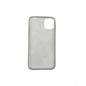 Husa protectie Flippy compatibila cu Apple iPhone 12 Mini Soft IMD TPU Marble Geometric Alb - Img 4