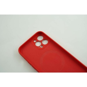 Husa protectie Flippy compatibila cu Apple iPhone 12 Pro Max Mag Safe Silicone Rosu - Img 6