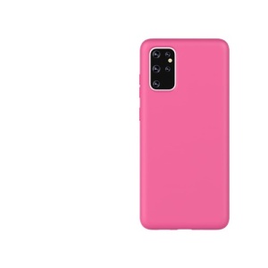 Husa protectie Flippy compatibila cu Samsung Galaxy S21 Ultra Liquid Silicone Case, Fuchsia - Img 2