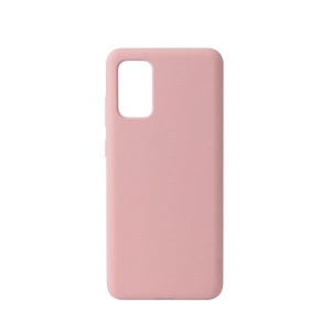 Husa protectie Flippy compatibila cu Samsung Galaxy S21 Ultra Liquid Silicone Case Roz - Img 1