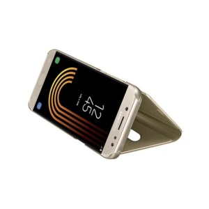 Husa Samsung A71 Flip Cover Oglinda Auriu - Img 5
