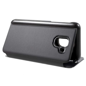 Husa Samsung Galaxy J6 Plus 2018 Flippy® Flip Cover Oglinda Negru - Img 5