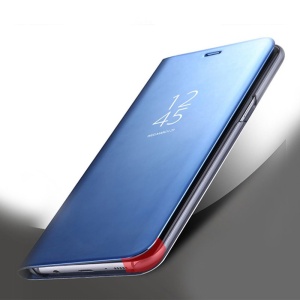 Husa Samsung Galaxy S8 Plus Flip Cover Oglinda Albastru - Img 6