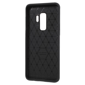 Husa Samsung Galaxy S9 Ipaky Elegant Grid Design TPU Hybrid Negru - Img 2