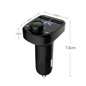 Incarcator Auto cu MP3 Player, Flippy, Bluetooth 5.0, 5V, 2 x USB, Type C, Negru - Img 11
