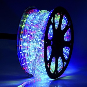 Instalatie Craciun, 100 m, 2400 Led-uri, Furtun Luminos, Multicolor, Transformator, 8 jocuri de lumini, Sectionabila, 220 V, Flippy - Img 17
