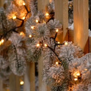 Instalatie Craciun, 20 metri, 200 de LED-uri, alb cald, cu energie solara, fir de cupru, liniar, interior/exterior, Flippy - Img 2