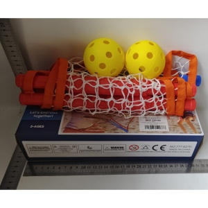Joc Spikeball, Flippy, Joc in 2, pentru Plaja, Parcuri, Interior, 2 Plase, 2 Mingi, Multicolor - Img 6