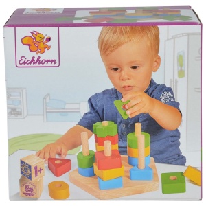 Jucarie din lemn Eichhorn Stacking Toy - Img 3