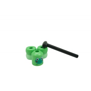Jucarie Pentru Copii, Flippy, Broaca Indestructibila, 6 Piese Demontabile, +3 Ani, Verde - Img 4