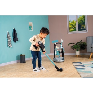 Jucarie Smoby Set curatenie cu troller si aspirator electronic Rowenta negru - Img 7