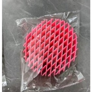 Jucarie Worm Fidget de Decompresie, Flippy, Anti Stres, Dimensiune Compacta 10 cm, Dimensiune Extinsa 24.5 cm, Roz - Img 4