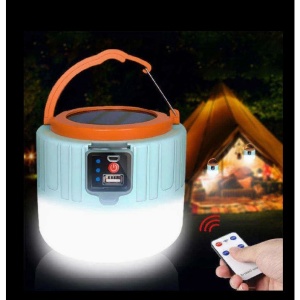 Lampa Portabila, Flippy, Incarcare Solara + USB, Afisaj Inteligent al Bateriei, Raza de Actiune 32 mp, 6x9x11 cm, 3 Moduri, Alb - Img 2