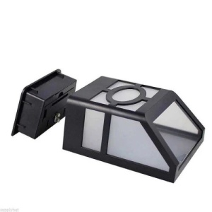 Lampa solara cu senzor Geometric, IP65, Lumina Alb cald, Flippy - Img 5