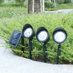 Lampa solara de tip decoratiune pentru gradina, Flippy, model 3 felinare, alb rece - Img 3