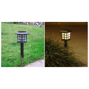 Lampa solara Led pentru gradina, Tip felinar, Flippy, Alb cald - Img 8