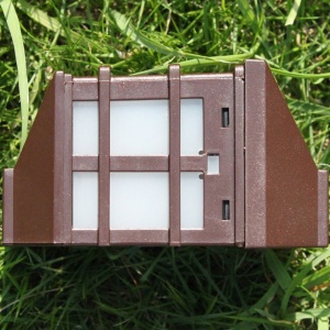 Lampa solara LED tip Felinar pentru perete Flippy, 11.5 x 8.3cm, 1.2V, ABS, 400mAh, alb cald - Img 6