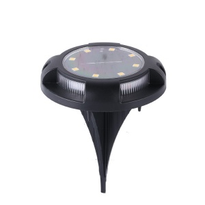 Lampa solara LED tip spot pentru gradina Flippy, cu 4 leduri laterale multicolore si 8 leduri principale alb rece, IP65, material ABS, baterie 2V, 700 mah, 11x13.5 cm, multicolor - Img 5