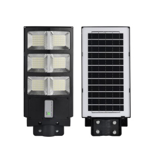 Lampa solara stradala Flippy, cu telecomanda, senzor de miscare si lumina, suport prindere, 135 LED-uri, IP65, ABS, 8AH, 100W, temperatura culoare 6500K, 48.5x22x6.8 cm, autonomie 10-12 ore, negru - Img 6