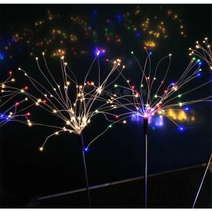 Lampa solara sub forma de artificii, 90 LED-uri, multicolor, Flippy - Img 2