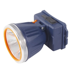 Lanterna LED de Montat pe Cap, Flippy, cu Raza Lunga de Zoom, Reincarcabila USB, Far Telescopic, Rezistent la Apa, Reglabil, pentru Pescuit in Aer Liber, Camping, Lumina Puternica, Lanterna, 10.5x8x6.5 cm, Albastru - Img 1