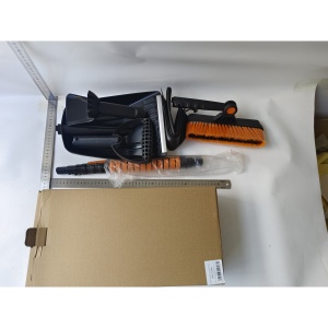 Lopata pentru zapada Flippy, 5 in 1, Perie, Racleta, 2 tipuri de Lopeti, Rotativa, Telescopica, Detasabila, Material Aluminiu si ABS, 100 x 25 cm, negru - Img 7