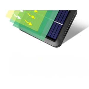 Lumina cu incarcare solara, 100 LED cu 1 grila pe inductie, montaj pe perete, Flippy - Img 4