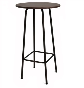 Masa bar Hailey, maro, 60x60x105 cm - Img 1