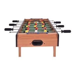 Masa de Fotbal cu Teren si 18 Jucatori Flippy, 6 Manere, cu Tablou pentru Scor, din Metal, Lemn si ABS, 69 x 36.5 x 23 cm, cu Picioruse, pentru copii/adulti - Img 5