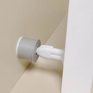 Opritor de Usa, Flippy, din Silicon, Model Magicial, cu Prindere de Perete, Anti-Coliziune, 4x 8.5 cm, Gri - Img 5