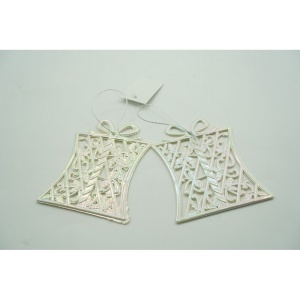 Ornament brad de Craciun, Perlat, in forma de Cadou, 9 cm x 11 cm, Plastic, Flippy - Img 9