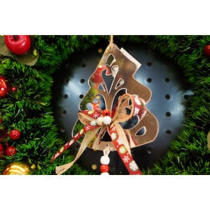 Ornament brad, Flippy, Brad, Argintiu, Lucios, 14*26CM, Acril, Interior/ Exterior - Img 4
