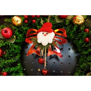 Ornament brad, Flippy, Funda cu clopotei, Rosu, Lucios, 15*20CM, Acril, Interior/ Exterior - Img 2
